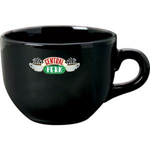 Friends Central Perk Black Ceramic Soup Mug 24 Oz.