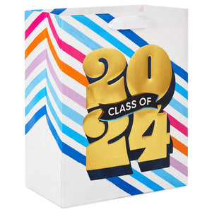 Hallmark 9.6" Class of 2024 Medium Graduation Gift Bag