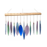 Mountain Ridge Driftwood Glass Windchime