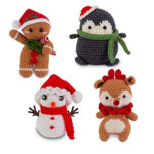 Holiday Pals DIY Crochet Activity Kit