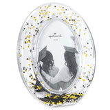 Hallmark Clear Oval With Confetti Graduation Picture Frame, 4x6