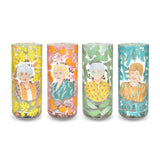 Hallmark The Golden Girls Cameos and Quotes Drinking Glasses, Set of 4