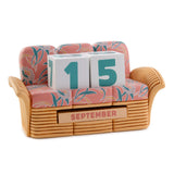 Hallmark The Golden Girls Floral Rattan Couch Perpetual Calendar