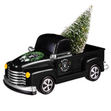 NFL Raiders Rally Truck with Lighted Christmas Tree