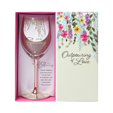Gift Boxed 19 oz. Crystal Wine Glass You're Amazing