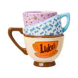 Silver Buffalo Gilmore Girls Destinations Stacked Ceramic 3D Sculpted Mug