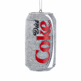 Glitter Diet Coke Can Ornament 3"