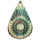 Glow Teardrop Wind Spinner 12"