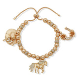 Boxed Charm Slider Bracelet