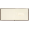 Hallmark In Loving Memory Taupe Linen Guest Book