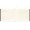 Hallmark In Loving Memory Taupe Linen Guest Book