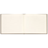 Hallmark In Loving Memory Taupe Linen Guest Book