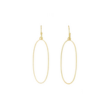 Gold Ivory Dangle Layers Earrings