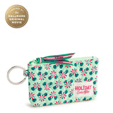 Vera Bradley Disney Hallmark Holiday Ever After Mickey Peppermint Candy Zip ID Case