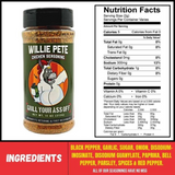Grill Your Ass Off Willie Pete Chicken Seasoning Spice