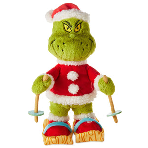 Hallmark Dr. Seuss's How the Grinch Stole Christmas!™ Skiing Grinch Musical Plush With Motion, 12"