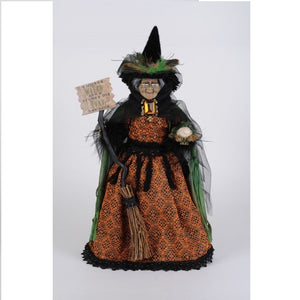 Karen Didion Grumpy Toad Witch 18"