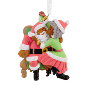 Hallmark Mahogany Santa and Mrs. Claus Hallmark Ornament