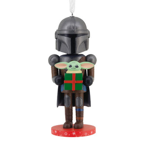 Hallmark Star Wars: The Mandalorian™ and Grogu Nutcracker Hallmark Ornament