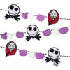 Hallmark Disney Tim Burton's The Nightmare Before Christmas Fabric Hallmark Garland, 72"