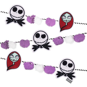 Hallmark Disney Tim Burton's The Nightmare Before Christmas Fabric Hallmark Garland, 72"