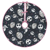 Hallmark Disney Tim Burton's The Nightmare Before Christmas Fabric Hallmark Tree Skirt, 48"