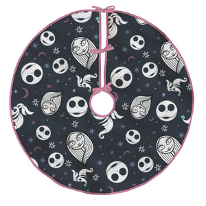 Hallmark Disney Tim Burton's The Nightmare Before Christmas Fabric Hallmark Tree Skirt, 48"