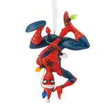 Hallmark Marvel Spider-Man Hanging From Lights Hallmark Ornament