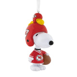 Hallmark Peanuts® Snoopy & Woodstock NFL Kansas City Chiefs Bobblehead Hallmark Ornament