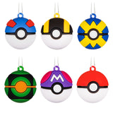 Hallmark Mini Pokémon Poké Ball Shatterproof Hallmark Ornaments, Set of 6