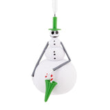 Hallmark Disney Tim Burton's The Nightmare Before Christmas Snowman Jack Skellington Hallmark Ornament