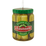 Hallmark Kraft Claussen™ Pickles Jar Shatterproof Hallmark Ornament
