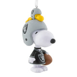 Hallmark Peanuts® Snoopy & Woodstock NFL Las Vegas Raiders Bobblehead Hallmark Ornament