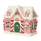 HEA Exclusive Mickey and Minnie Candy Cane House 3D Cookie Jar