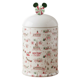 HEA Exclusive Mickey Holiday Ever After Toile 3D Topper Canister