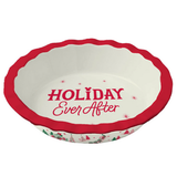 HEA Exclusive Mickey Holiday Ever After Toile Pie Dish