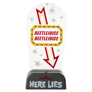 Hallmark Beetlejuice™ Light-Up Tabletop Sign, 10.5"