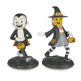 Hallmark Hauntsville Collection Trick-or-Treaters Tabletop Decorations, Set of 2