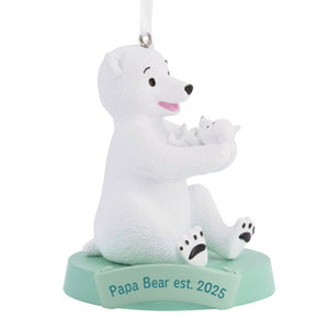 Hallmark Papa Bear New Dad 2025 Hallmark Ornament
