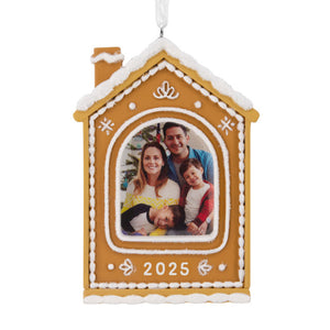 Hallmark Gingerbread House 2025 Photo Frame Hallmark Ornament