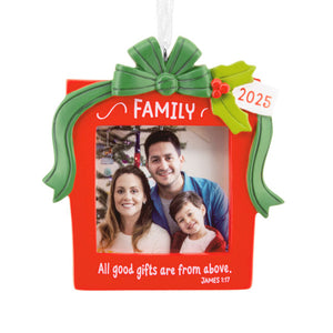 Hallmark DaySpring Family Religious 2025 Photo Frame Hallmark Ornament