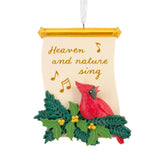 Hallmark DaySpring Cardinal on Scroll Hallmark Ornament