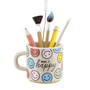Hallmark Make It Happy Mug Hallmark Ornament