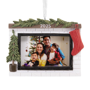 Hallmark Cozy Fireplace 2025 Photo Frame Hallmark Ornament