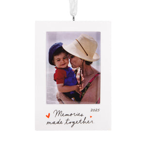 Hallmark Memories Made Together 2025 Photo Frame Hallmark Ornament