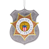 Hallmark Police Badge Hallmark Ornament