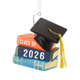 Hallmark Graduation Cap and Books Class of 2026 Hallmark Ornament