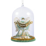 Hallmark Peace Angel Cloche Glass and Paper Hallmark Ornament