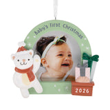 Hallmark Baby's First Christmas 2026 Photo Frame Hallmark Ornament