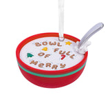 Hallmark Cereal Bowl Full of Merry Hallmark Ornament